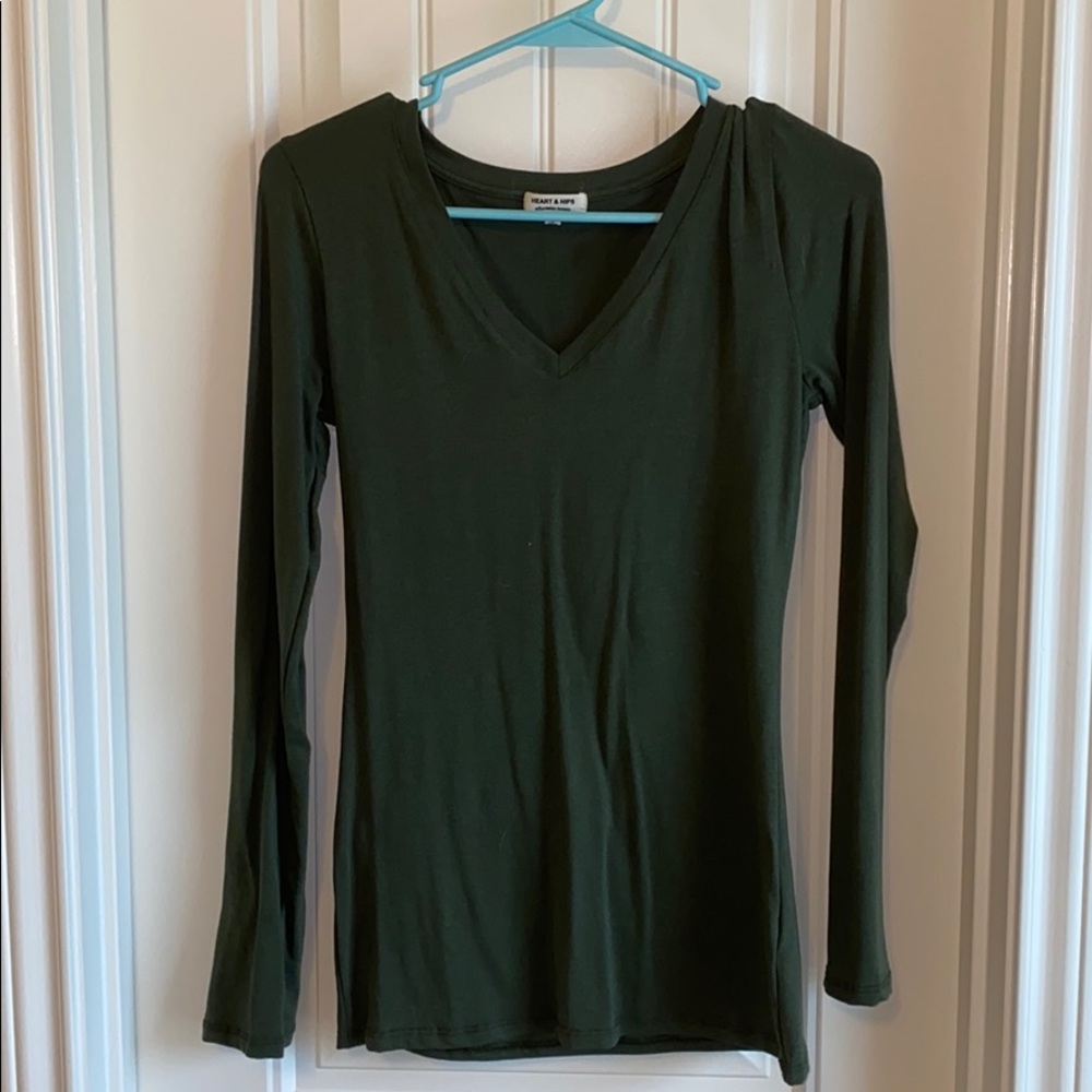 Green Long Sleeve Shirt